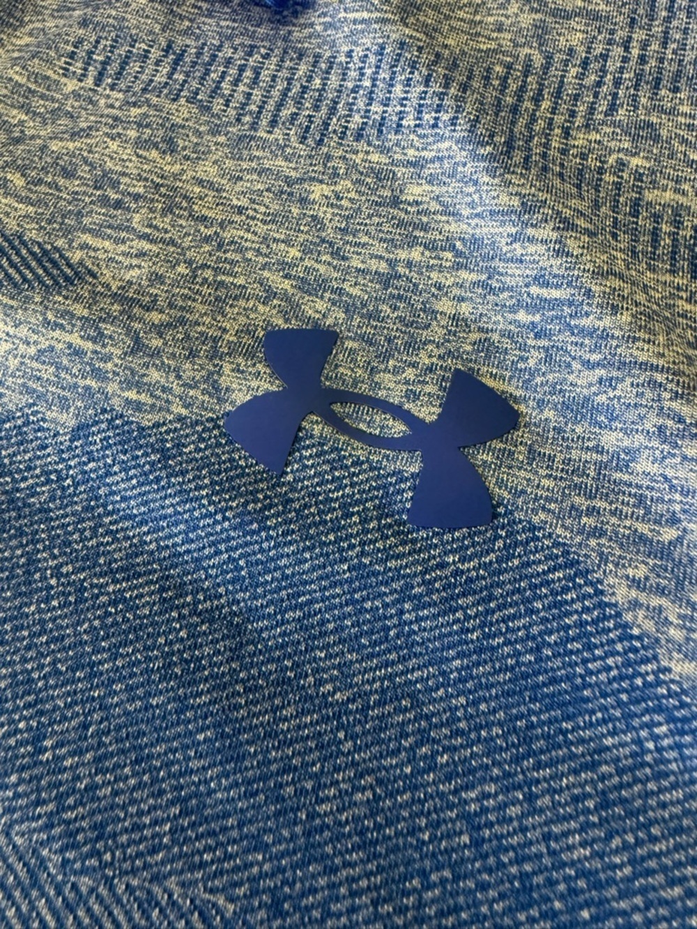 Under Armour Playoff Polo XXL Blue Camo Golf Performance Loose Fit - Picture 4 of 8